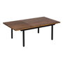 Ixia Mesa de Centro Marrón-Negro de Madera de Mango y Hierro