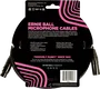 Ernieball Cable Micrófono Trenzado XLR-XLR 6m Negro