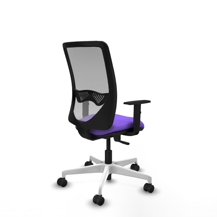 PIQUERAS Y CRESPO Silla de oficina Zulema con Mecanismo Sincro, Lila y Gris