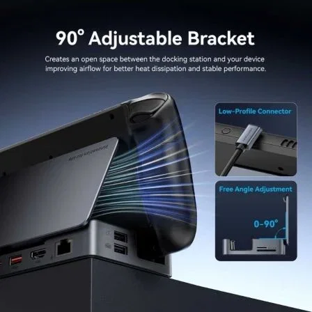 Vention Docking USB-C para Steam Deck y Switch TPZH0 2xHDMI 4K 3xUSB 1xUSB-C PD 1xRJ45 Lector Tarjetas Gris Vention Docking USB-C para Steam Deck y Switch TPZH0 2xHDMI 4K 3xUSB 1xUSB-C PD 1xRJ45 Lector Tarjetas Gris