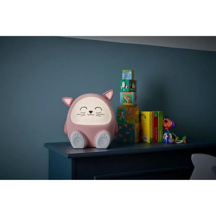Bigben Interactive Altavoz Bluetooth con diseño de gato y luz nocturna ajustable Bigben Interactive Altavoz Bluetooth con diseño de gato y luz nocturna ajustable