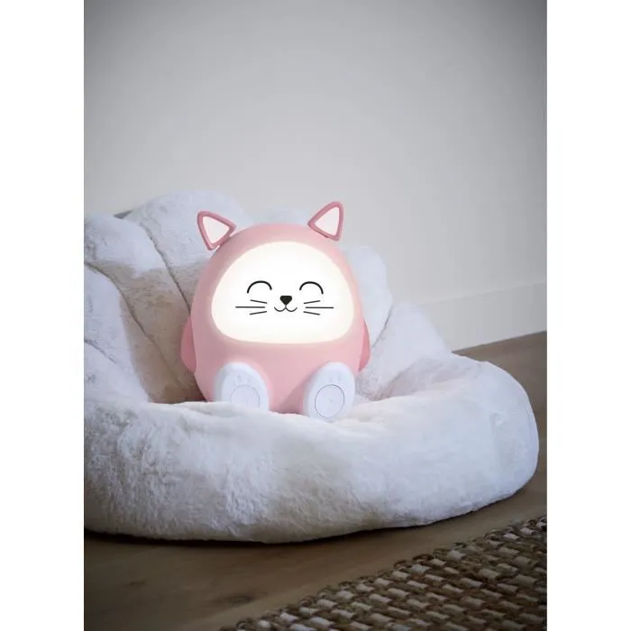 Bigben Interactive Altavoz Bluetooth con diseño de gato y luz nocturna ajustable Bigben Interactive Altavoz Bluetooth con diseño de gato y luz nocturna ajustable