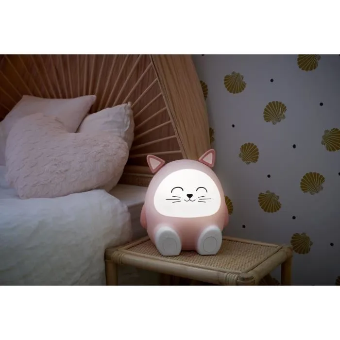 Bigben Interactive Altavoz Bluetooth con diseño de gato y luz nocturna ajustable Bigben Interactive Altavoz Bluetooth con diseño de gato y luz nocturna ajustable