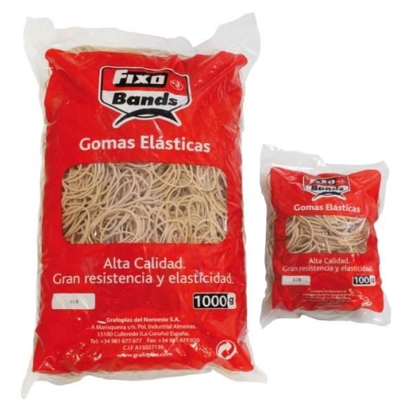 FIXO Bolsa de gomas elásticas Nº10 100g