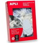 Apli Etiquetas Colgantes Blancas con Hilo 50x70 mm, Caja de 400 Unidades