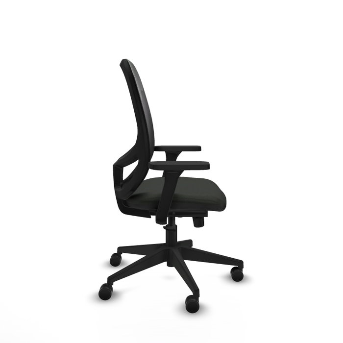 PIQUERAS Y CRESPO Silla de oficina Cilanco con mecanismo Sincro y Brazos 3D, Negro PIQUERAS Y CRESPO Silla de oficina Cilanco con mecanismo Sincro y Brazos 3D, Negro