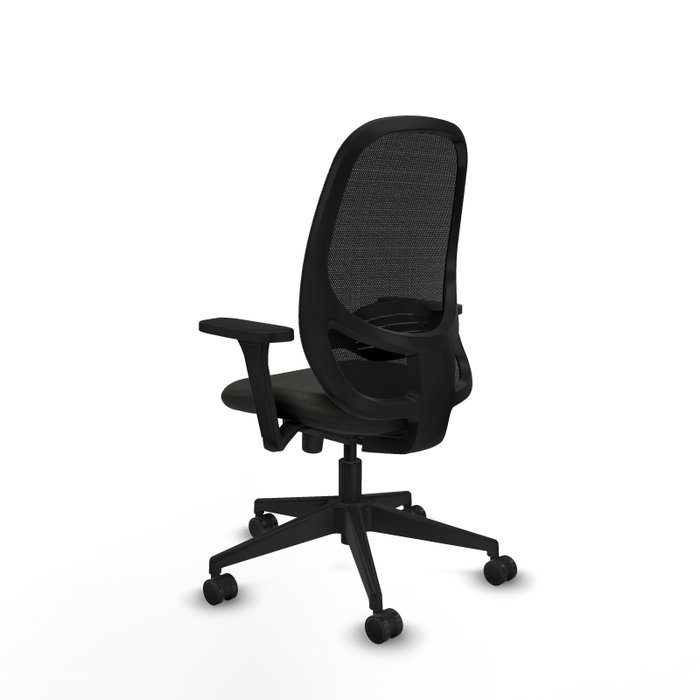 PIQUERAS Y CRESPO Silla de oficina Cilanco con mecanismo Sincro y Brazos 3D, Negro PIQUERAS Y CRESPO Silla de oficina Cilanco con mecanismo Sincro y Brazos 3D, Negro