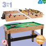 Color Baby Mesa Multijuegos 3 en 1 (Futbolín/Billar/Hockey)