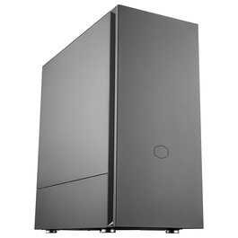 Cooler Master Silencio S600 Midi Tower Negro con Panel Lateral de Acero, USB 3.2, Gestión de Cables, Soporte ATX/microATX/Mini-ITX, 1x Ventilador 120mm Frontal y Trasero
