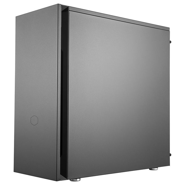Cooler Master Silencio S600 Midi Tower Negro con Panel Lateral de Acero, USB 3.2, Gestión de Cables, Soporte ATX/microATX/Mini-ITX, 1x Ventilador 120mm Frontal y Trasero