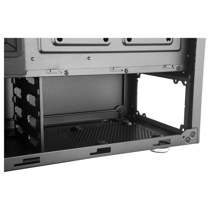 Cooler Master Silencio S600 Midi Tower Negro con Panel Lateral de Acero, USB 3.2, Gestión de Cables, Soporte ATX/microATX/Mini-ITX, 1x Ventilador 120mm Frontal y Trasero