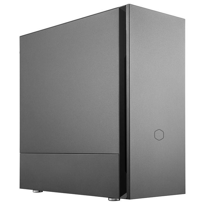 Cooler Master Silencio S600 Midi Tower Negro con Panel Lateral de Acero, USB 3.2, Gestión de Cables, Soporte ATX/microATX/Mini-ITX, 1x Ventilador 120mm Frontal y Trasero