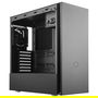 Cooler Master Silencio S600 Midi Tower Negro con Panel Lateral de Acero, USB 3.2, Gestión de Cables, Soporte ATX/microATX/Mini-ITX, 1x Ventilador 120mm Frontal y Trasero