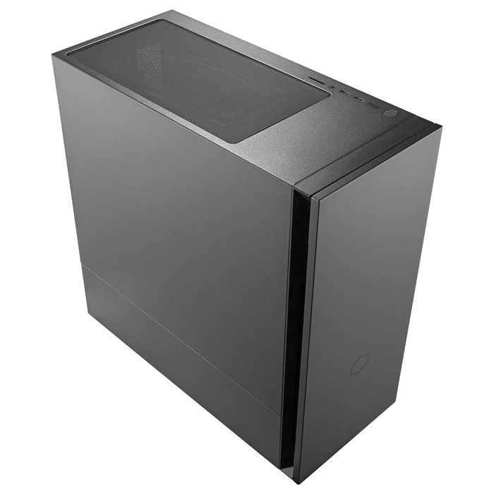 Cooler Master Silencio S600 Midi Tower Negro con Panel Lateral de Acero, USB 3.2, Gestión de Cables, Soporte ATX/microATX/Mini-ITX, 1x Ventilador 120mm Frontal y Trasero