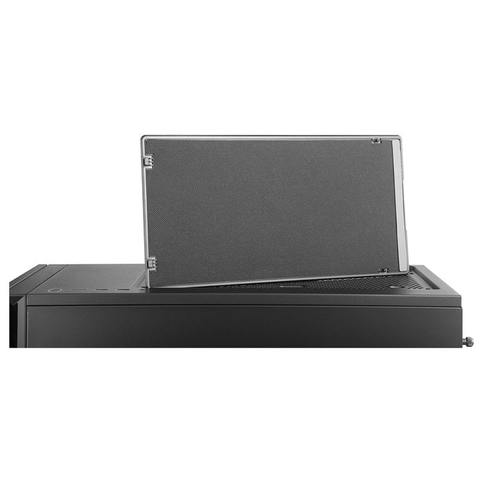 Cooler Master Silencio S600 Midi Tower Negro con Panel Lateral de Acero, USB 3.2, Gestión de Cables, Soporte ATX/microATX/Mini-ITX, 1x Ventilador 120mm Frontal y Trasero