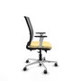 PIQUERAS Y CRESPO Silla de oficina Haches con mecanismo Sincro/Traslack, Crema y Gris