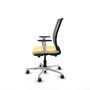 PIQUERAS Y CRESPO Silla de oficina Haches con mecanismo Sincro/Traslack, Crema y Gris