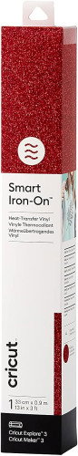 Cricut smart iron-on 33x91cm glitter red Cricut smart iron-on 33x91cm glitter red