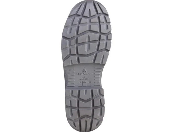 Deltaplus Zapatos de seguridad Piel Crupón Pigmentada Suela PU Bi Densidad Negro Talla 43 S1P-FO-A-E-SRC Deltaplus Zapatos de seguridad Piel Crupón Pigmentada Suela PU Bi Densidad Negro Talla 43 S1P-FO-A-E-SRC