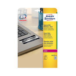 AVERY Zweckform Etiquetas Autoadhesivas L6129-20 Plata 30 mm