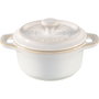 Staub Mini Cocotte Set de 4 Piezas Redondas, Cerámica, Marfil