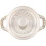 Staub Mini Cocotte Set de 4 Piezas Redondas, Cerámica, Marfil