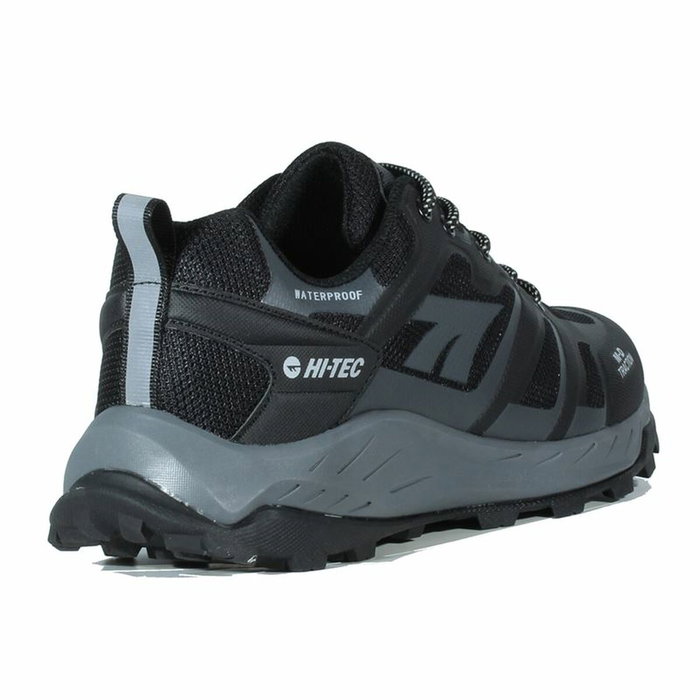 Zapatillas de trail para hombre Hi-Tec Toubkal Low Waterproof Negro
