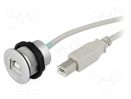 HARTING Conector hembra USB har-port Ø22,3mm IP20
