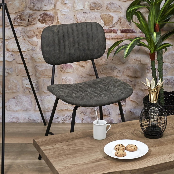 Home Deco Factory Silla Gris Taylor Home Deco Factory Silla Gris Taylor