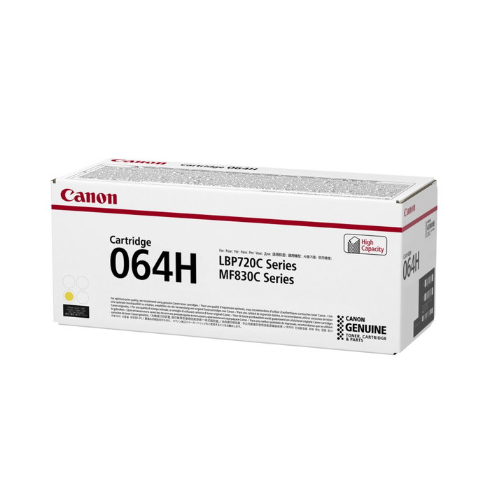 Canon Cartucho de tóner 064H Amarillo (10.400 páginas)
