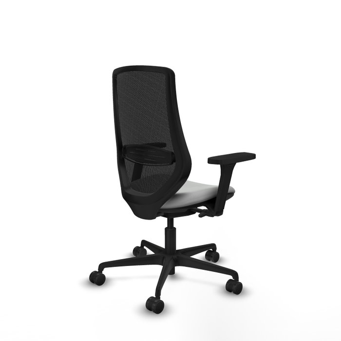 PIQUERAS Y CRESPO Silla de oficina Mardos Gris claro y Negro