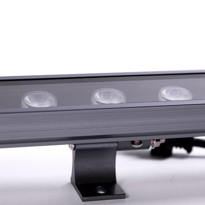WR-WWDMX24W Bañador de Pared LED Lineal RGB DMX512 24W 1555Lm IP67 24VDC para Fachadas Exteriores