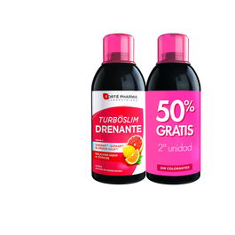 Forté Pharma SLIM DRENANTE dúo Cítricos 2 x 500 ml Complemento Alimenticio Control de Peso