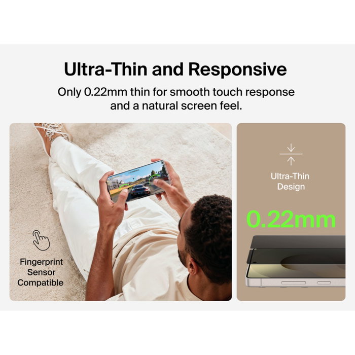 Belkin Titan SmartShield Privacy Screen Guard para Samsung Galaxy S26 Ultra