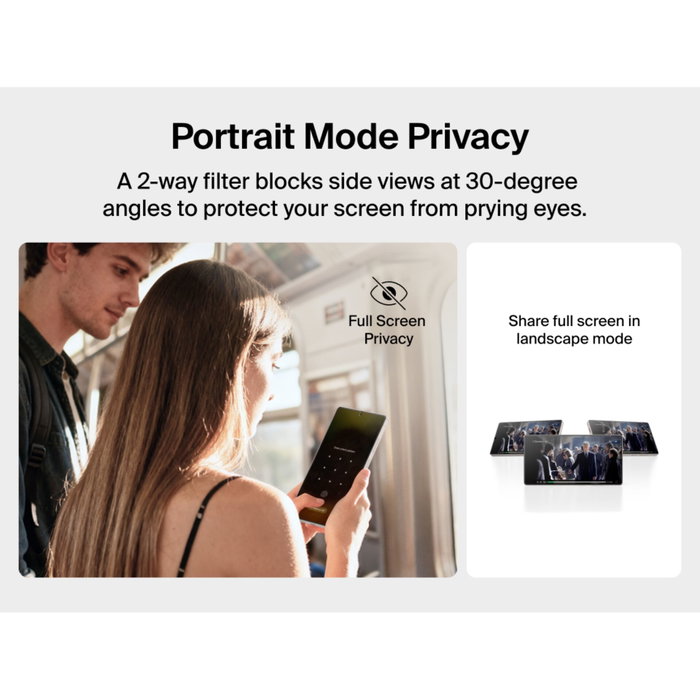 Belkin Titan SmartShield Privacy Screen Guard para Samsung Galaxy S26 Ultra