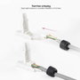 Nanocable Conector RJ45 UTP Cat.6A Auto-Crimpable (10 Unidades) Blanco