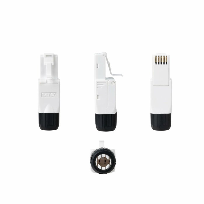 Nanocable Conector RJ45 UTP Cat.6A Auto-Crimpable (10 Unidades) Blanco Nanocable Conector RJ45 UTP Cat.6A Auto-Crimpable (10 Unidades) Blanco