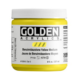 Golden Heavy Body Benzimidazolona Amarillo Medio 237 ml