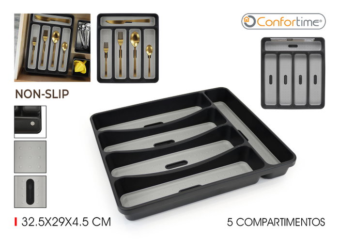Confortime Organizador de Cubiertos PP Non-Slip 32,5 x 29 cm (12 Unidades) Confortime Organizador de Cubiertos PP Non-Slip 32,5 x 29 cm (12 Unidades)