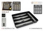 Confortime Organizador de Cubiertos PP Non-Slip 32,5 x 29 cm (12 Unidades)