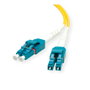 ROLINE Cable de fibra óptica OS2 monomodo LC/LC Amarillo 7 m