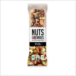 NUTS & BERRIES Deluxe Barrita Bio Vegan 15Uds.
