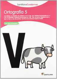 SANTILLANA Ortografía, Educación Primaria. Cuaderno 5