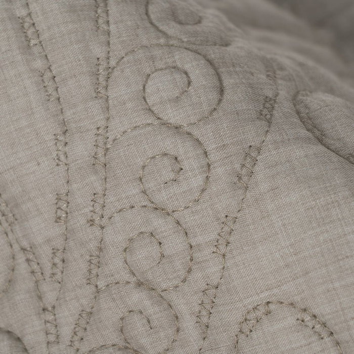 Ixia Colcha Taupe Poliéster-Algodón 240 x 260 cm Ixia Colcha Taupe Poliéster-Algodón 240 x 260 cm