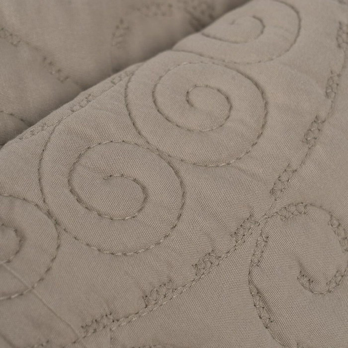 Ixia Colcha Taupe Poliéster-Algodón 240 x 260 cm Ixia Colcha Taupe Poliéster-Algodón 240 x 260 cm