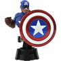 Diamond Select Toys Marvel Animated Busto Capitan America Resina 15cm Edición Limitada 3000 Piezas Certificado Nelson Asencio Esculpida Juan Pitluk