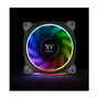 Thermaltake Riing Plus 14 LED RGB Radiator Fan TT Premium Black Pack de 3 unidades, Gris