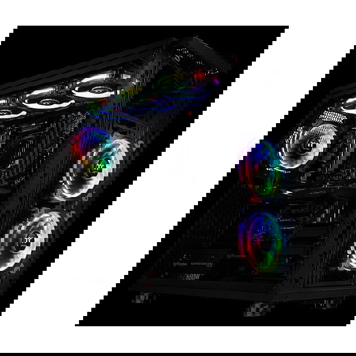 Thermaltake Riing Plus 14 LED RGB Radiator Fan TT Premium Black 3 Pack 140mm