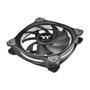 Thermaltake Riing Plus 14 LED RGB Radiator Fan TT Premium Black Pack de 3 unidades, Gris