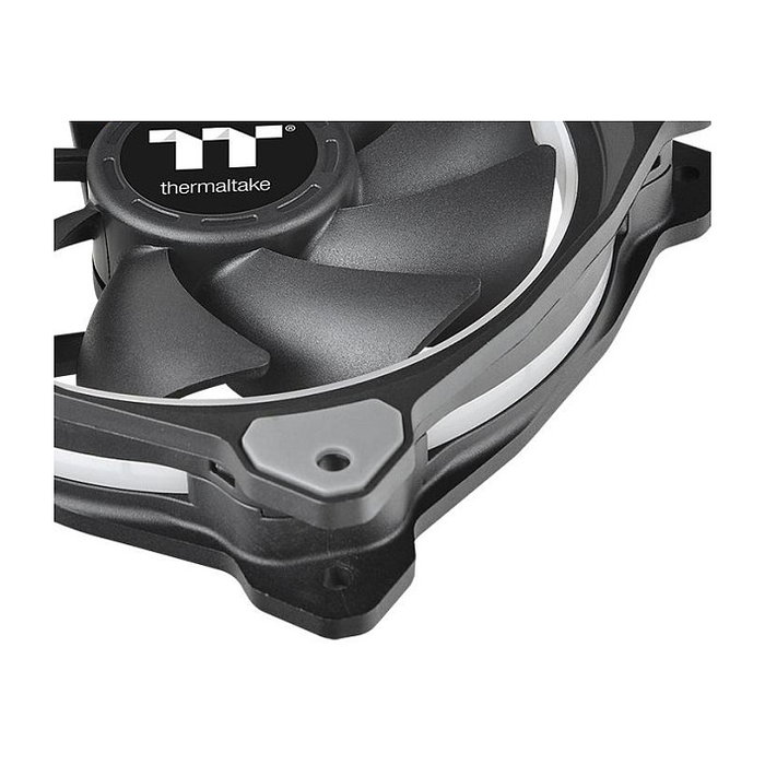 Thermaltake Riing Plus 14 LED RGB Radiator Fan TT Premium Black 3 Pack 140mm